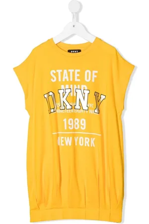 DKNY T-shirt-kjole med logotryk