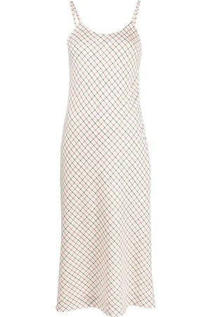 Maison Margiela Polkaprikket slip-kjole