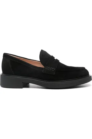 Gianvito Rossi Harris loafers i ruskind