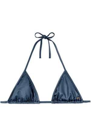 Palm Angels Metallisk trekantsbikini-top