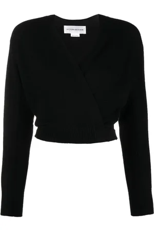 Victoria Beckham Slå om-cardigan i kashmir