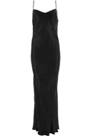 Saint Laurent Slip-kjole med vandfaldsudskæring