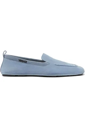 VERSACE Villa loafers i ruskind