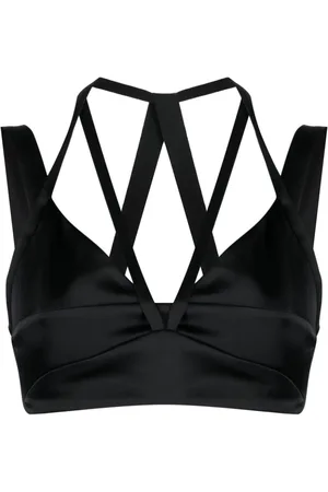 REV ærmeløs cropped top med stropdetalje