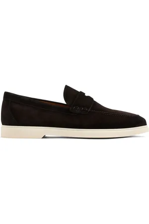 Magnanni Loafers i læder med tonet syning