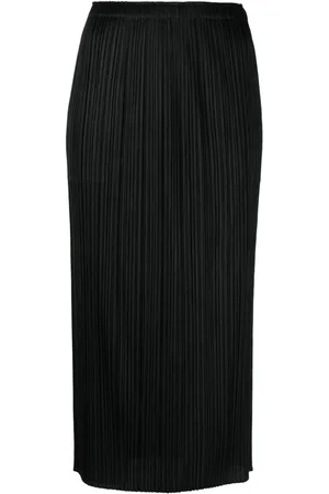 PLEATS PLEASE ISSEY MIYAKE Højtaljet nederdel med plisseringer