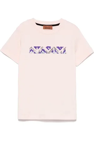 Missoni T-shirt med logobroderi
