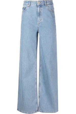 Gestuz Jeans med brede ben og mellemhøj talje