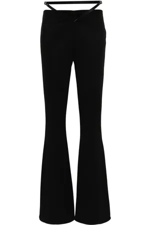 Courrèges Bukser med bootcut-snit og bælte