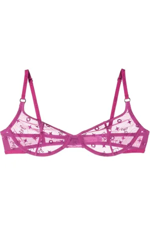 FLEUR DU MAL Broderet bh med monogram