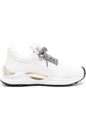 Roberto Cavalli Sneakers med logotryk og snøre