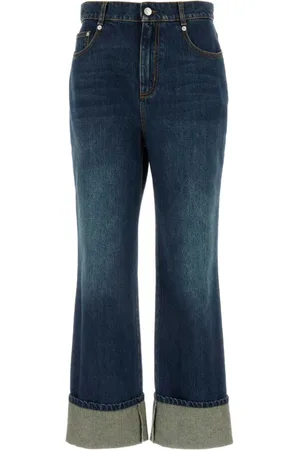 Alexander McQueen Jeans med lige ben og mellemhøj talje