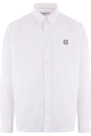 Maison Kitsuné Contour Fox Head skjorte