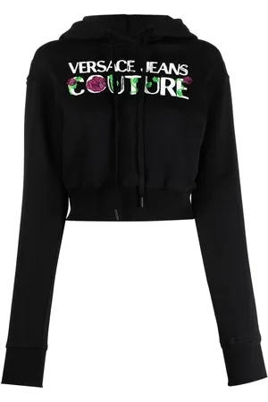 VERSACE Pullover-hættetrøje med logotryk