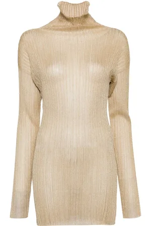 Fabiana Filippi Gennemsigtig trøje med lurex-detalje