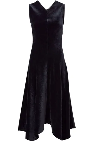 Proenza Schouler Layla chenille asymmetrisk kjole