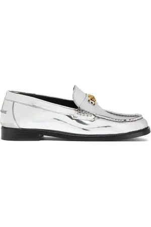 VERSACE Metalliske Medusa loafers i læder