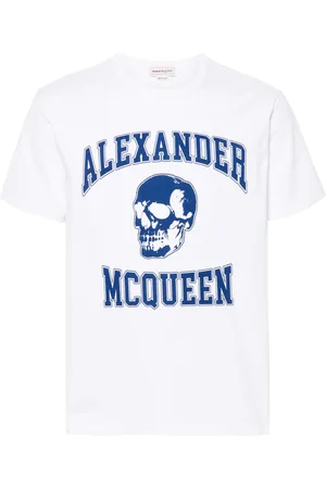 Alexander McQueen T-shirt med logotryk