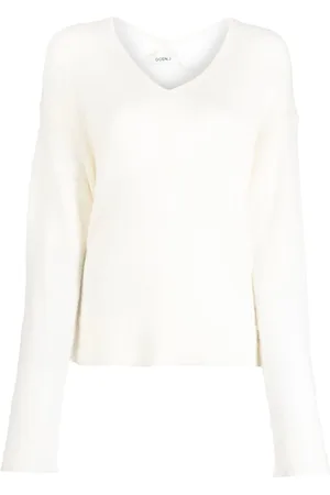 GOEN.J Strikket sweater med V-hals