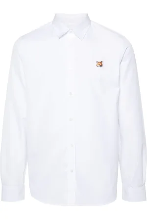 Maison Kitsuné Skjorte med rævemotiv