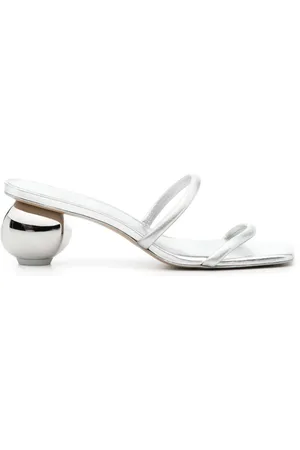 Cult Gaia Leora 57mm mules med læder