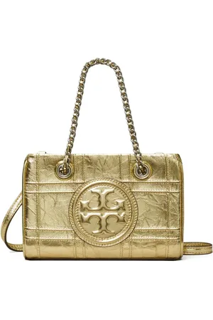 Tory Burch Mini quiltet Fleming Soft Metalling Chain tote