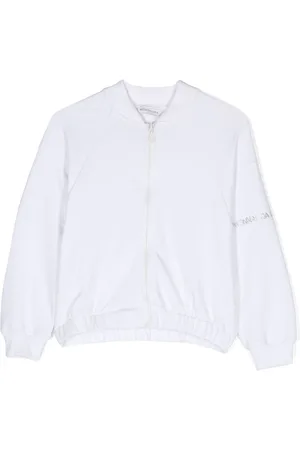 MONNALISA Logo-udsmykket sweatshirt med lynlås