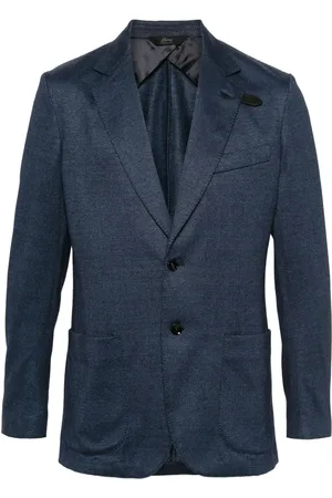 BRIONI Enkeltradet blazer med hakrevers