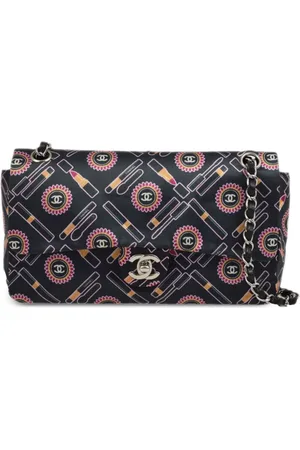 CHANEL Lipstick Classic Single Flap skuldertaske fra 2005