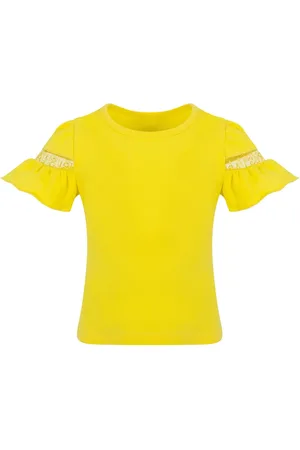 Lapin House T-shirt med flæser