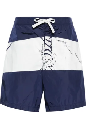 Stone Island Badeshorts med stribet tryk