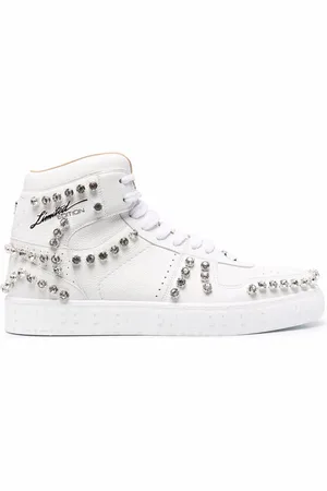 Philipp Plein High-top sneakers med krystalnitter
