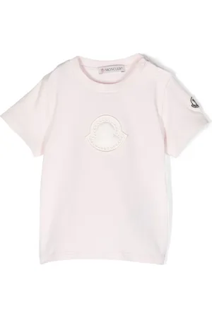Moncler T-shirt i jersey med logomærke