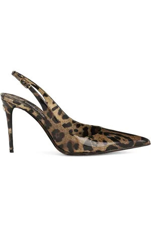 Dolce & Gabbana KIM DOLCE&GABBANA slingback-pumps med leopardtryk