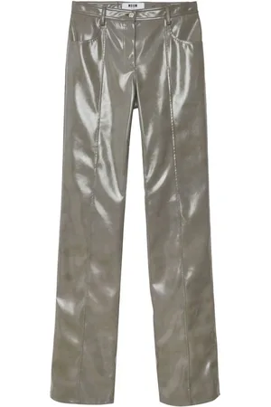 Msgm Bukser med skinnende finish og lige ben