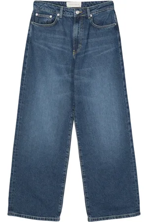 Jeanerica Belem jeans med brede ben og mellemhøj talje