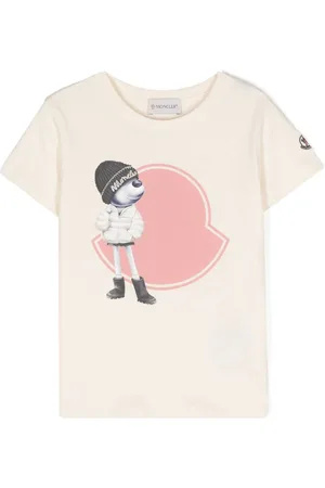 Moncler T-shirt med logotryk