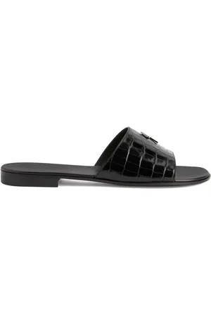 Giuseppe Zanotti Darrin Flash sandaler med logoplade