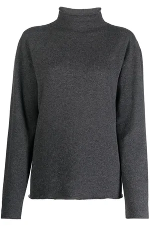 Jil Sander Striktrøje med høj hals