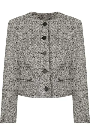 Golden Goose Cropped jakke i bouclé