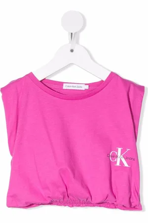 Calvin Klein T-shirt med logotryk og korte ærmer
