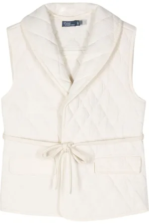 Ralph Lauren Quiltet vest med bælte