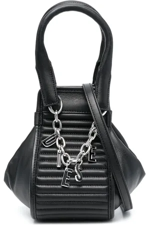 Diesel Tote med logo-vedhæng