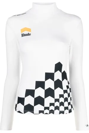 Rhude Langærmet T-shirt med høj hals