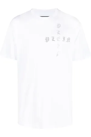 Philipp Plein Kortærmet Gothic Plein T-shirt