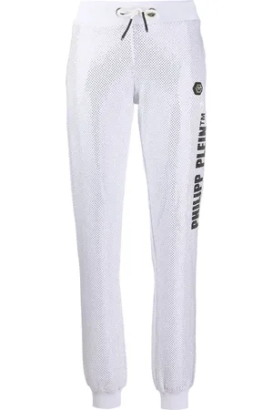 Philipp Plein Joggingbukser med nitter i bomuldsblanding