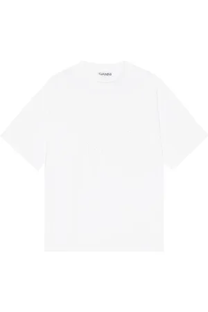 Ganni T-shirt med rund hals