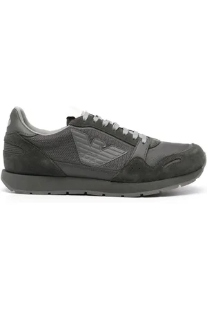 Emporio Armani Sneakers med logomærke og snøre