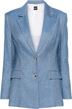 HUGO BOSS Enkeltradet blazer i twill
