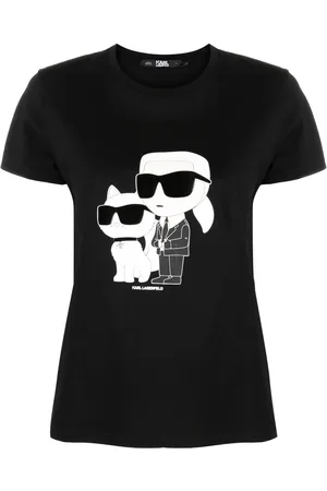 Karl Lagerfeld Ikon T-shirt i økologisk bomuld